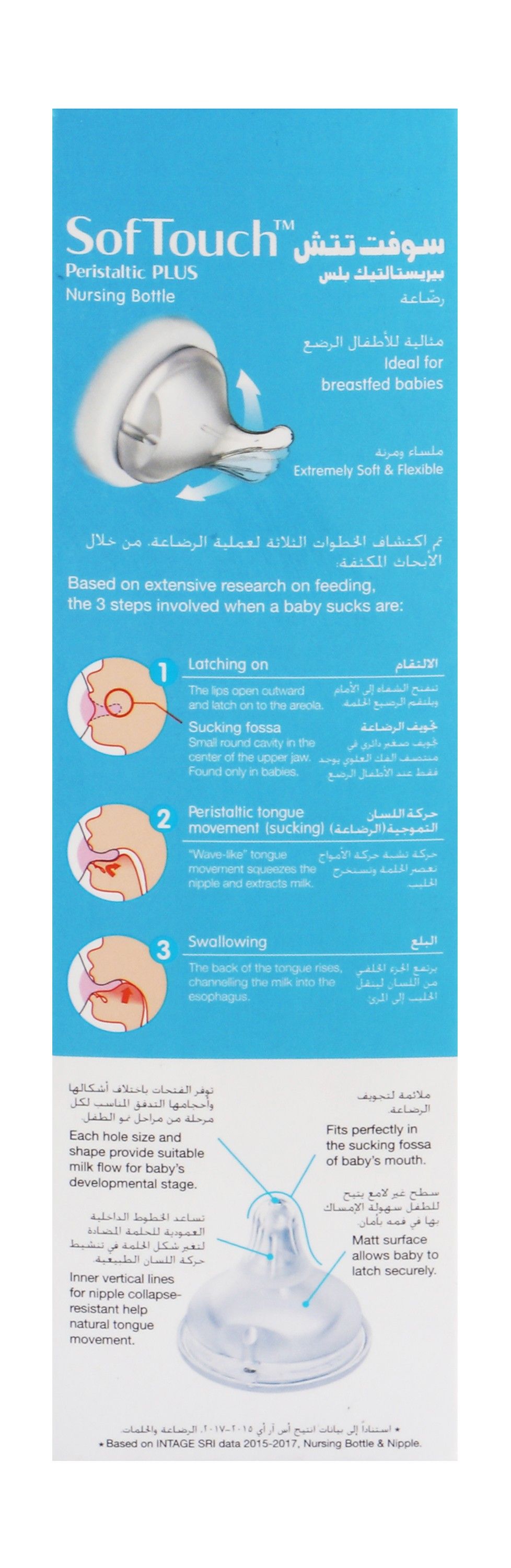 Pigeon SofTouch Green 330ml Anti-Colic Nursing Bottle (6+ Months), 1 Piece - Makkah Pharmacy