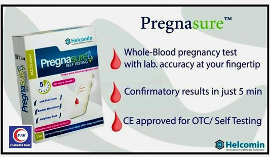 Pregnasure HCG Pregnancy Test, 1 Piece - Makkah Pharmacy