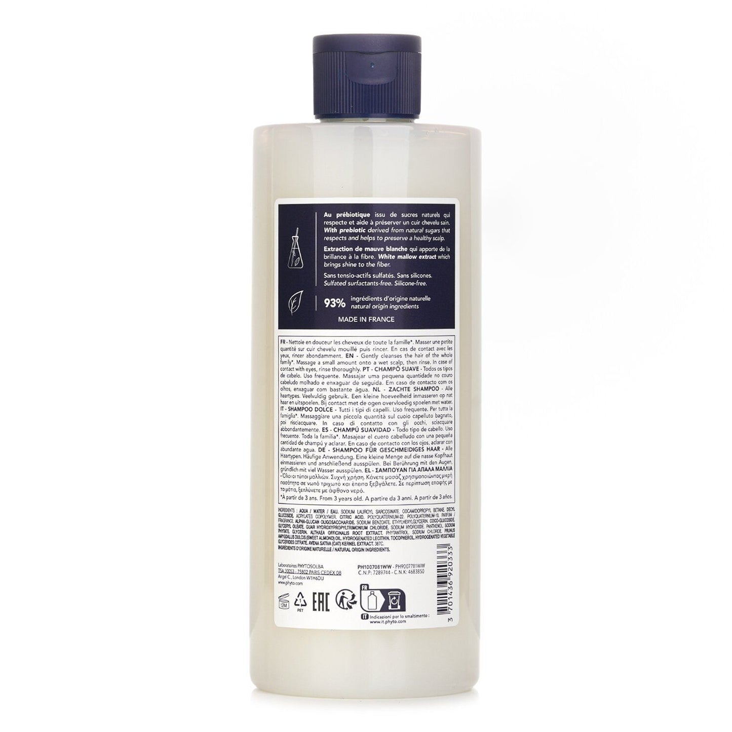 Phyto Softness Shampoo, 500ml - Makkah Pharmacy
