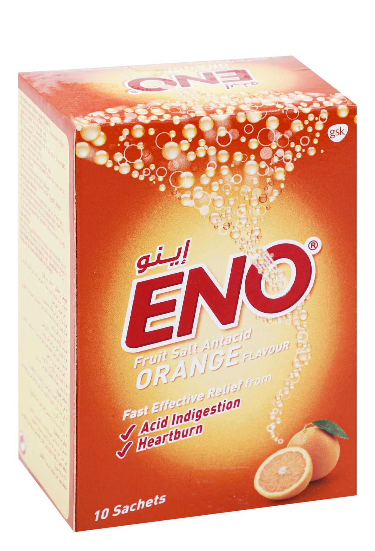 Eno Orange Sachets 5 g 10 Sachets - Makkah Pharmacy
