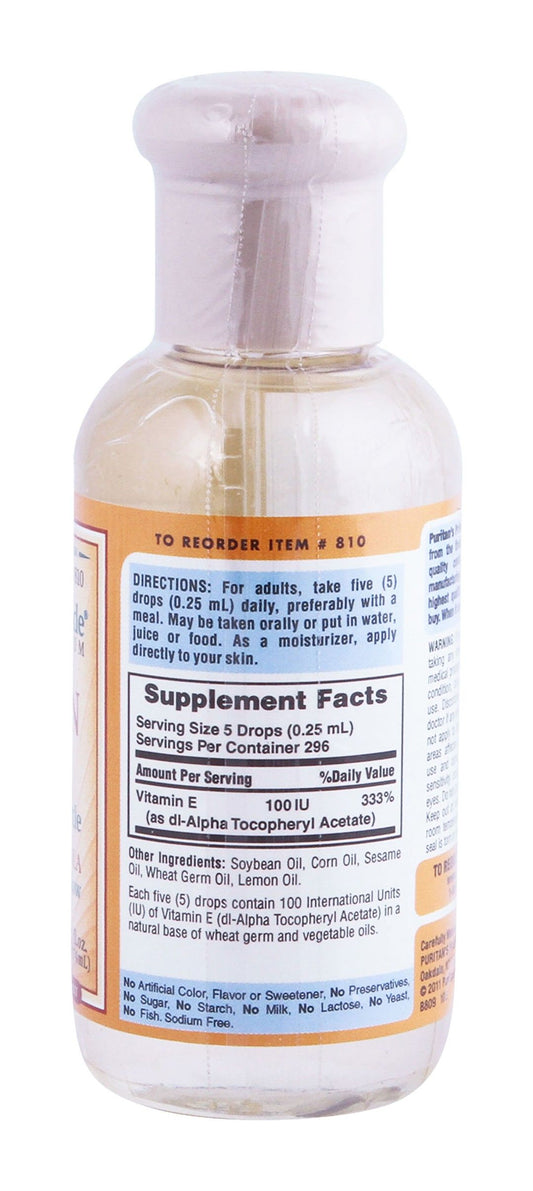 Puritan's Pride Vitamin E Oil 30,000 IU, 75ml - Makkah Pharmacy