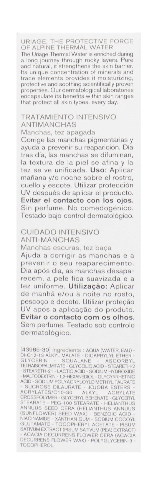 Uriage Depiderm Anti Dark Spot Intensive Care 30mL - Makkah Pharmacy