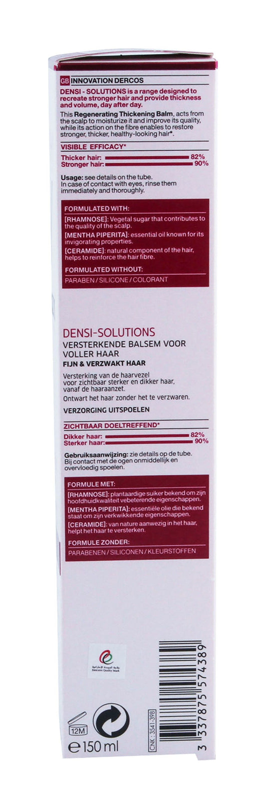 Vichy Dercos Densi Solutions Restoring Thick Balm 150 ML - Makkah Pharmacy