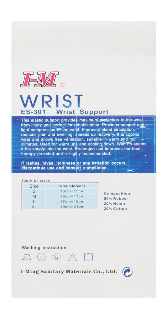 I-M ES-301 Elastic Wrist Support XL - Makkah Pharmacy