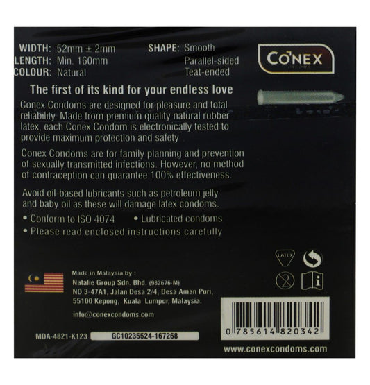 Conex Classic Condoms, 3 Pieces - Makkah Pharmacy
