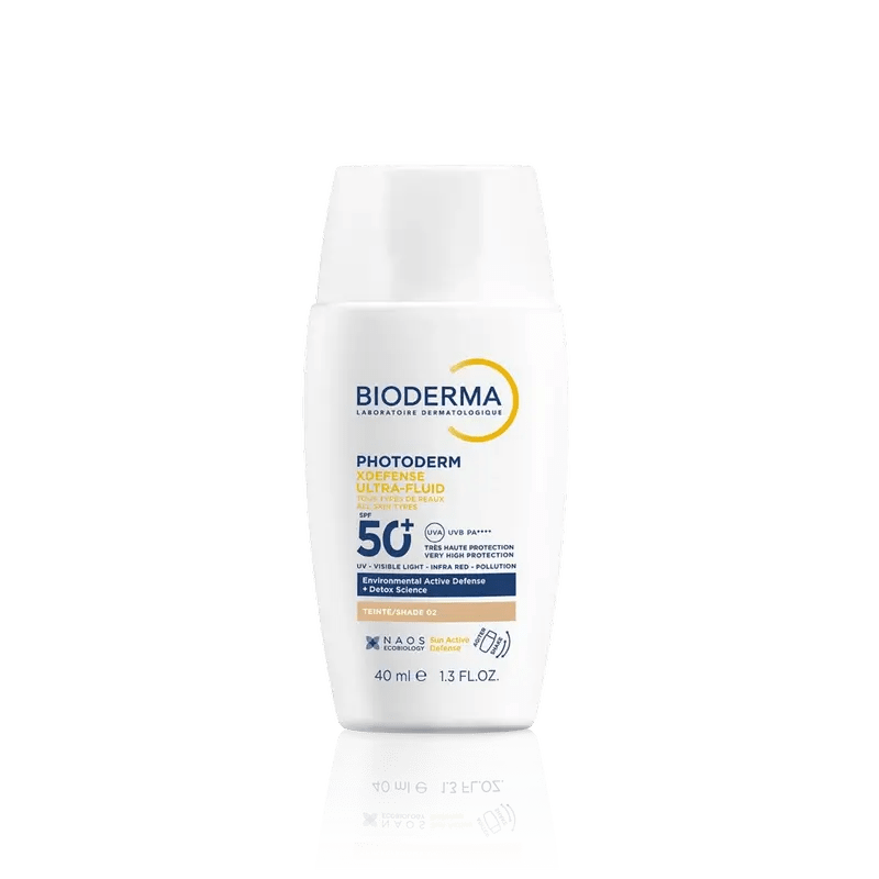 Bioderma Photoderm Xdefense Tinted Ultra Fluid Spf 50+ Sunscreen Lotion - 02, 40ml - Makkah Pharmacy