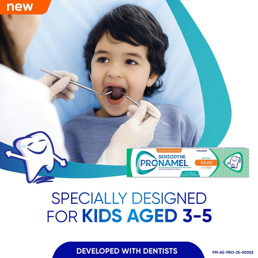 Sensodyne Pronamel Kids Toothpaste, 3-5 Years, 50ml - Makkah Pharmacy