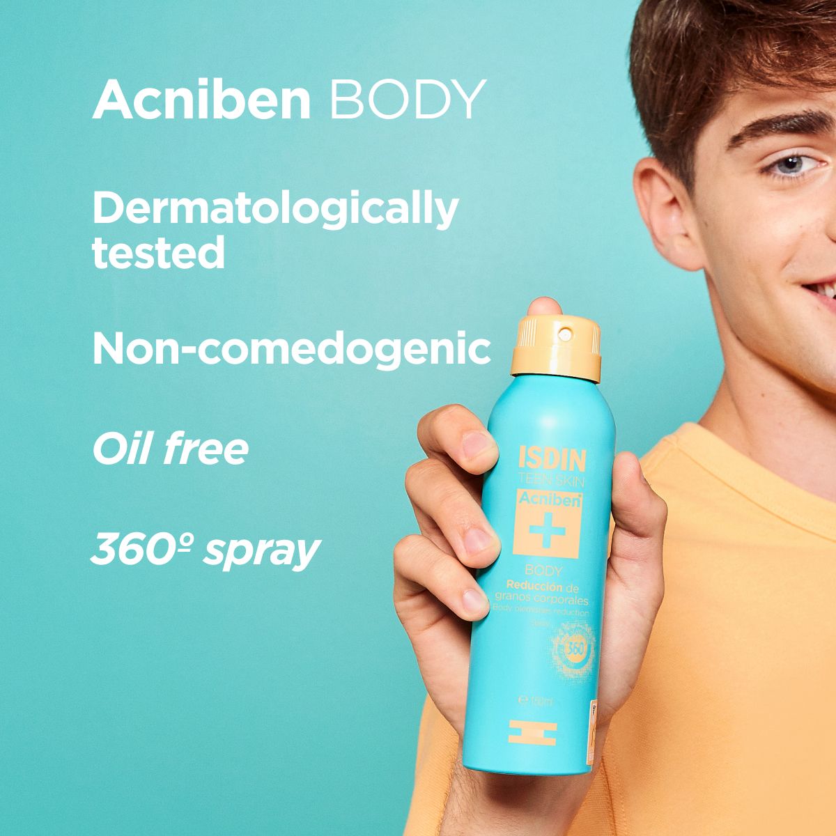 Isdin Teen Skin Acniben Anti-Blemish Body Spray, 150ml - Makkah Pharmacy