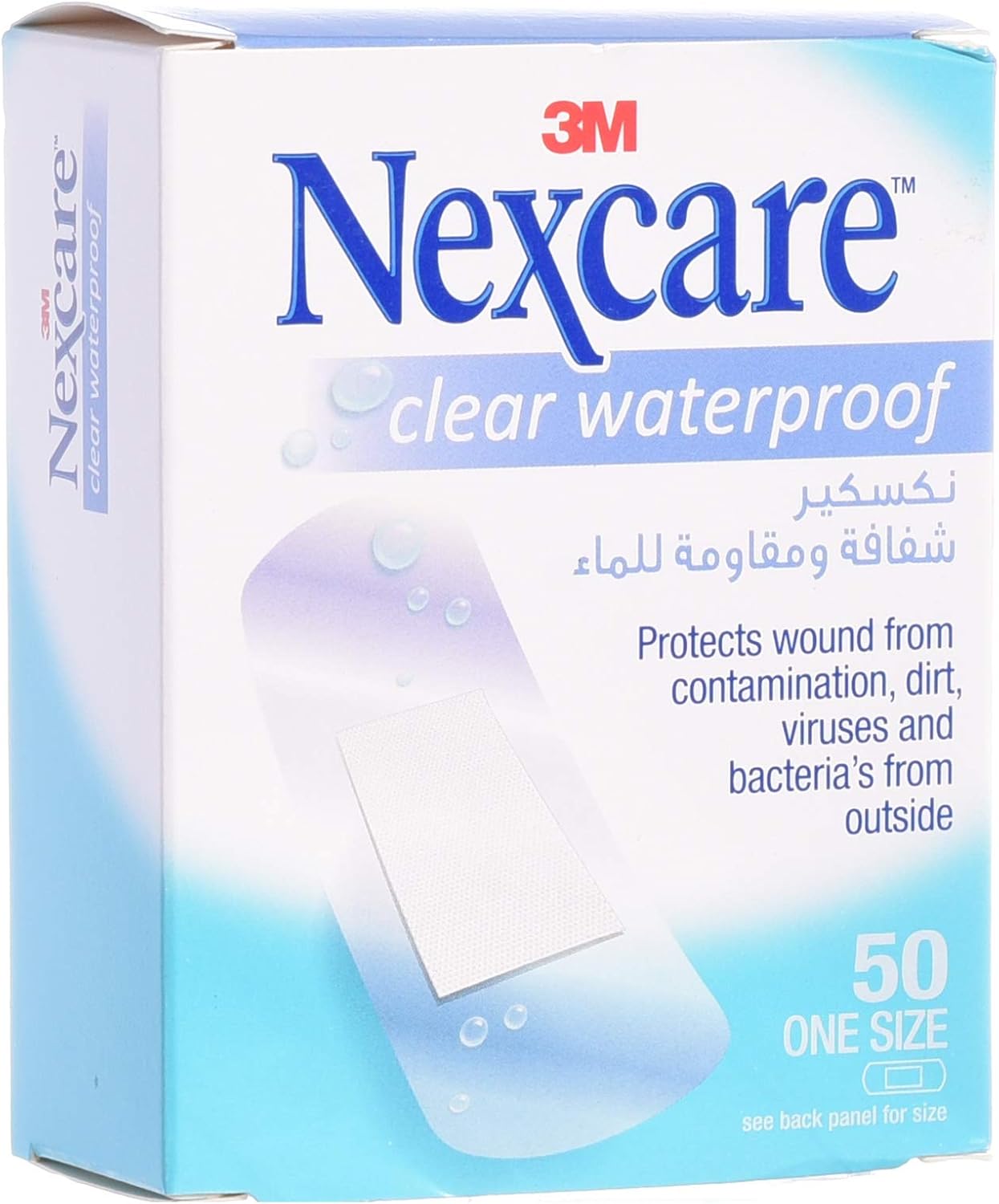 3M Nexcare Cwp-50 Clear Waterproof Bandages
