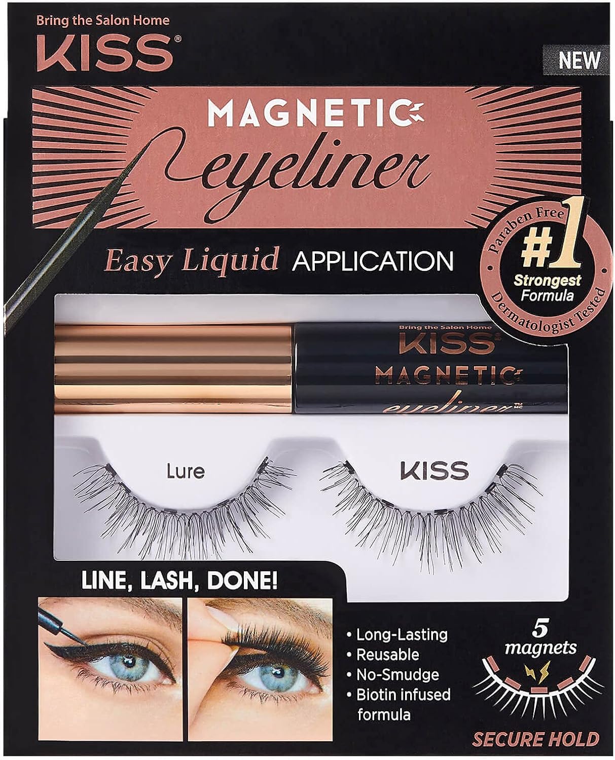 Kiss Magnetic Eyeliner Kit, Kmek01C