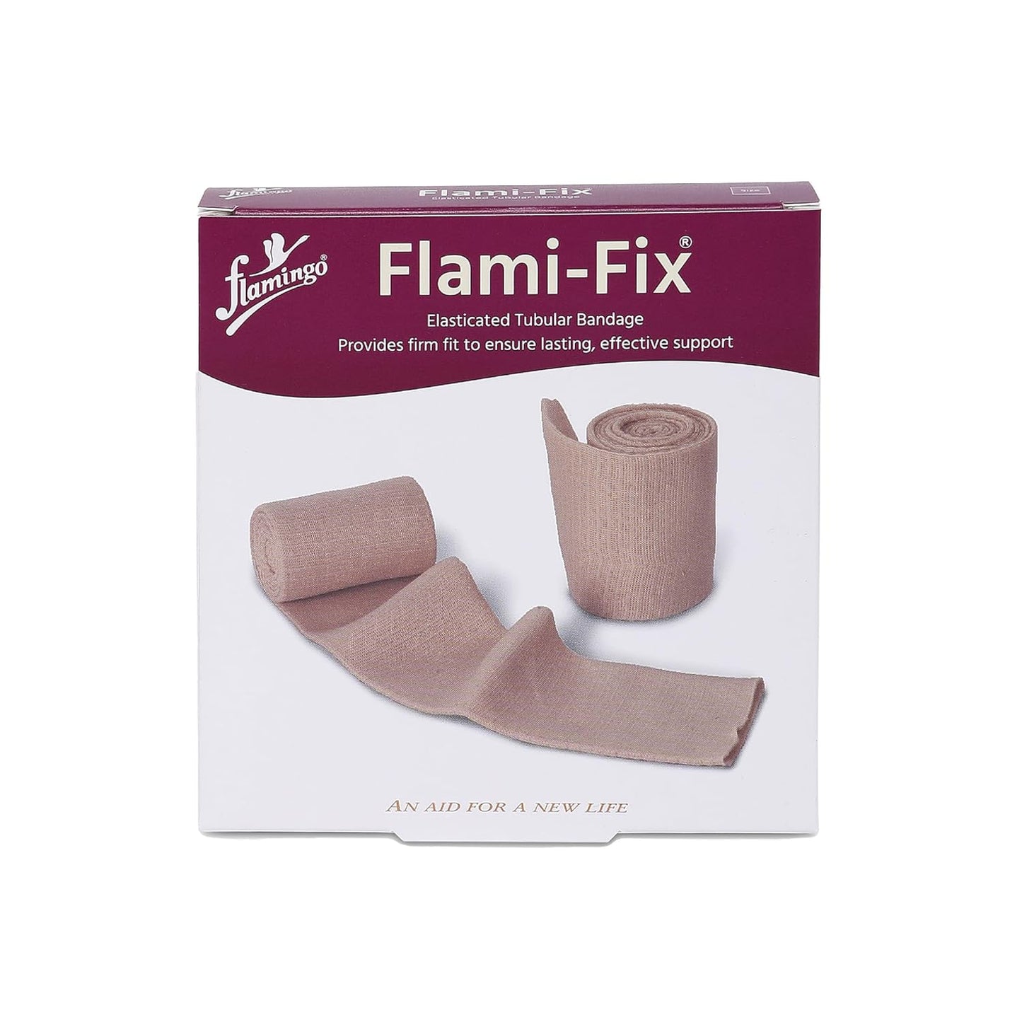 Flamingo Oc-2316 Flami- Fix (Elasticated Tabular Bandage) 3.5" X 8.75 Cm