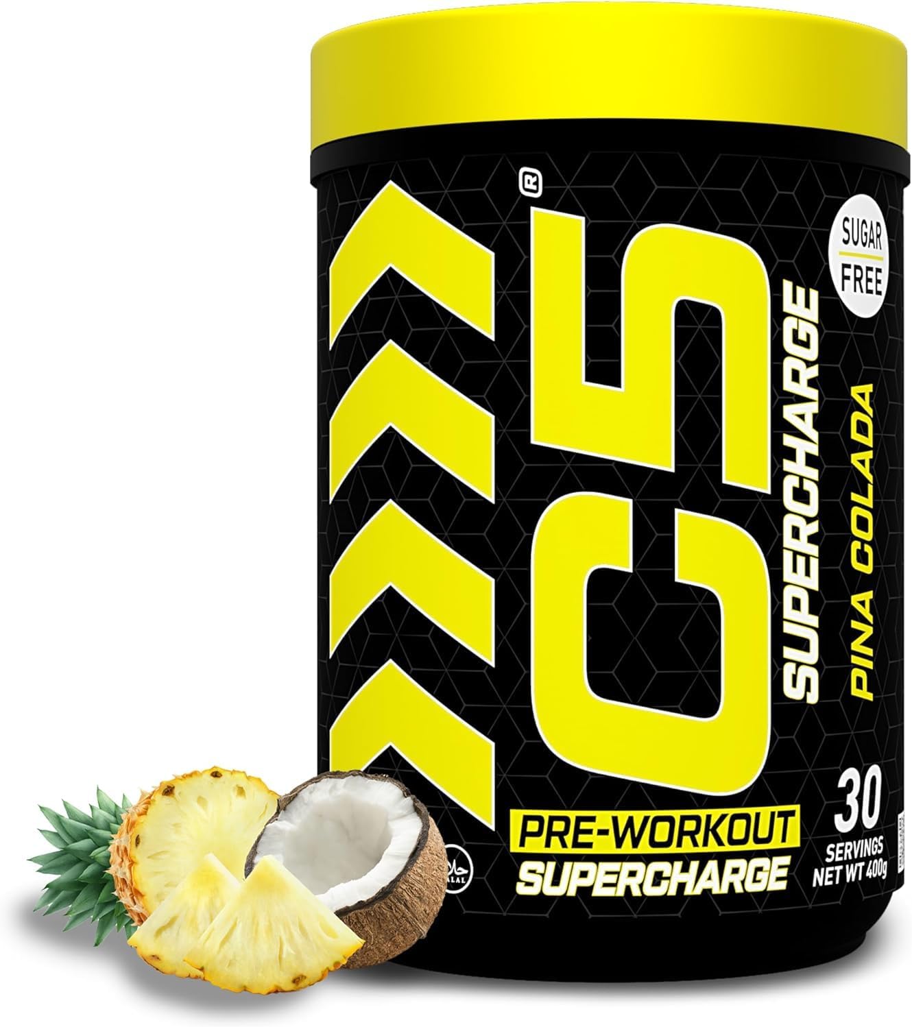 C5 Supercharge Pre-Workout Powder Pina Colada 30 Servings