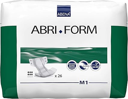 Abena Abri- Form Comfort M1 70-110Cm Hip/Waist Size, All-In-One, 2000Ml By Abena