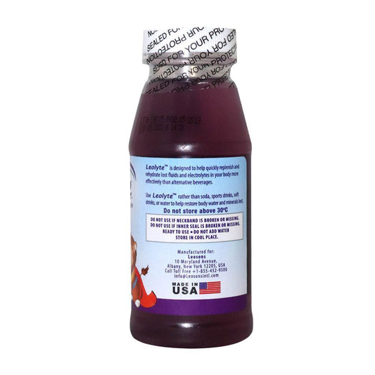 Leolyte Oral Maintenance Solution Grape Flavor 237Ml - Makkah Pharmacy