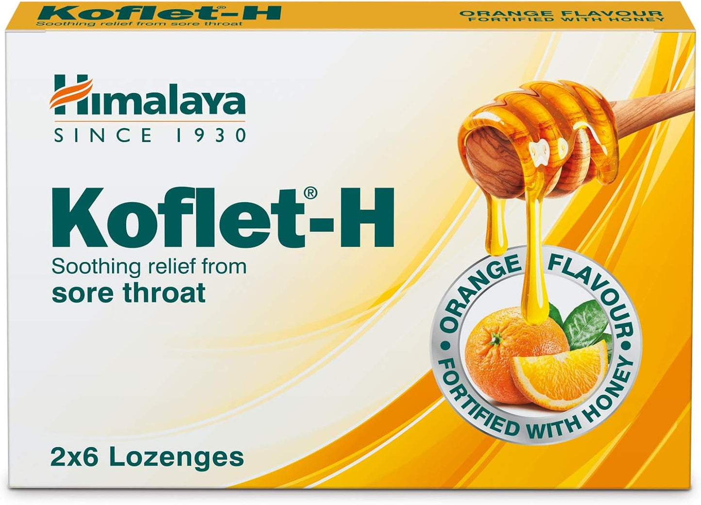 Himalaya Herbals Koflet H, Orange Flavor.