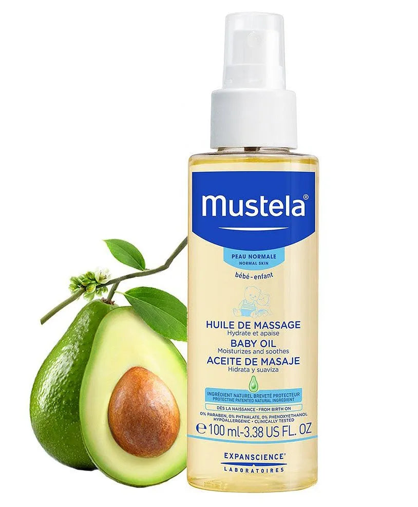 Mustela Baby Massage Oil - 100 Ml