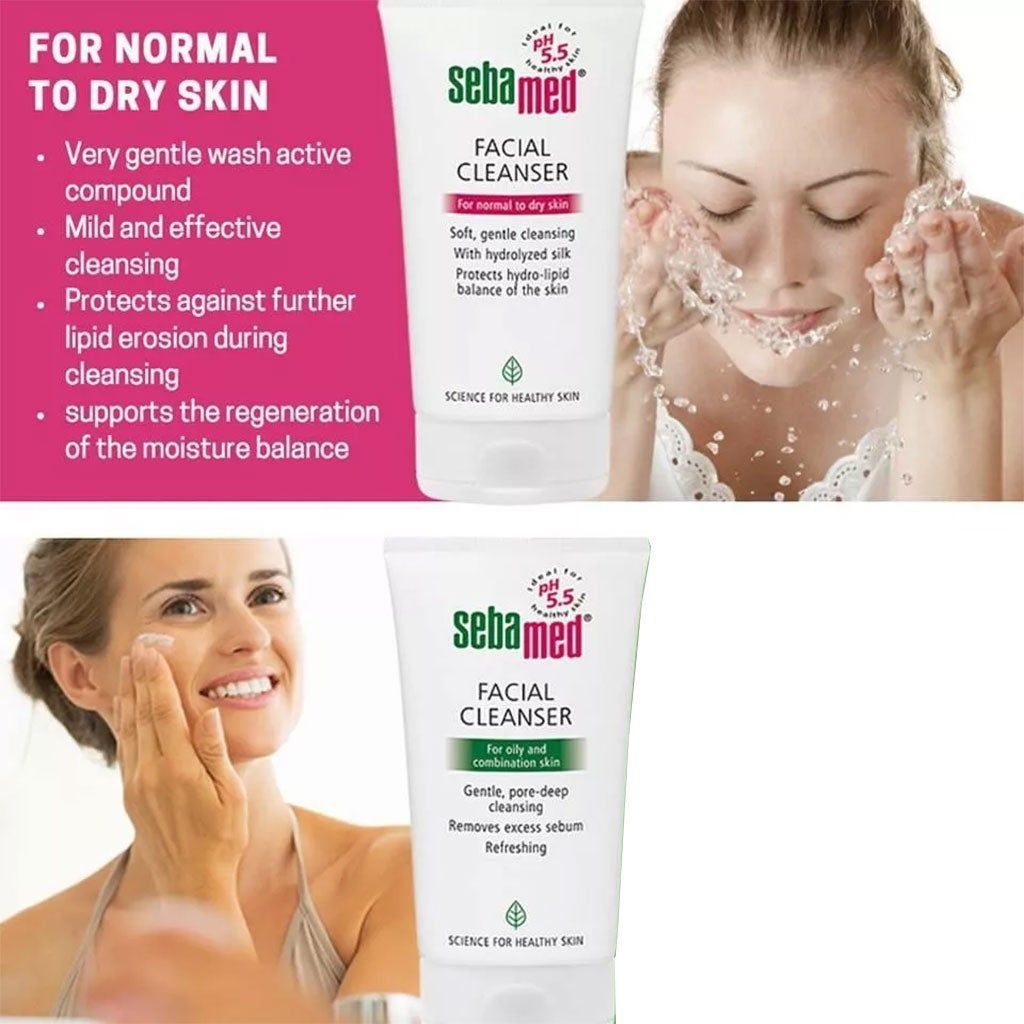 Sebamed Facial Cleanser Normal To Dry 150 ml - Makkah Pharmacy