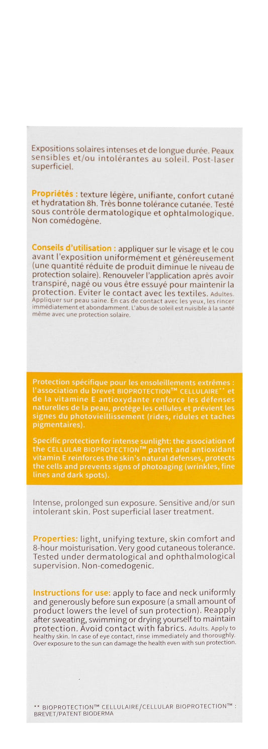 Bioderma Photoderm Water-Resistant Tinted Sunscreen Moisturizing Facial Sunscreen for Sensitive Skin SPF100 Very Light, 40ml - Makkah Pharmacy