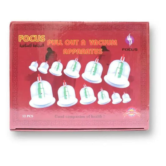 Focus Pull Out A Vacuum Cups Big Hand, 12 Cups - Makkah Pharmacy