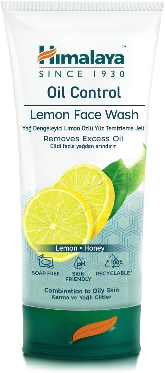 Himalaya Lemon & Honey Oil Control Face Wash, 150ml - Makkah Pharmacy