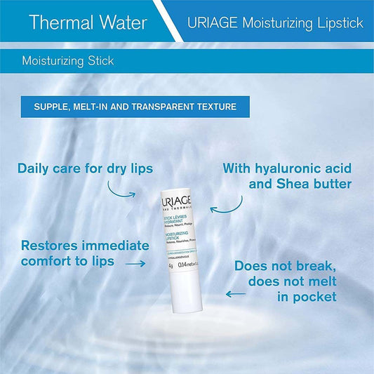 Uriage Hypoallergenic Moisturizing Lipstick For Dry Skin 4gm - Makkah Pharmacy