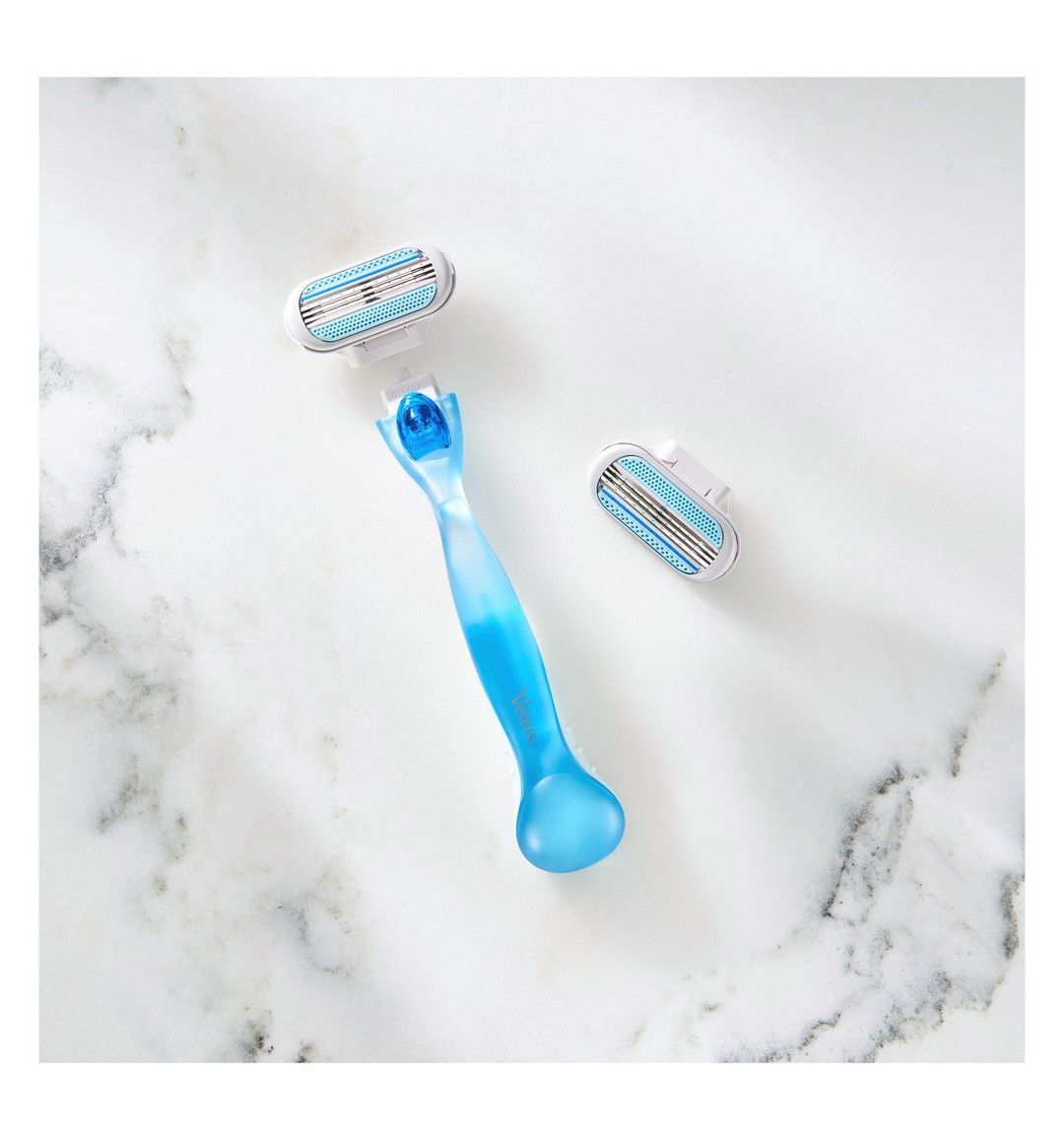 Gillette Venus 3 Blade Razor with 2 Replacement Blades for Women, 1 Pack