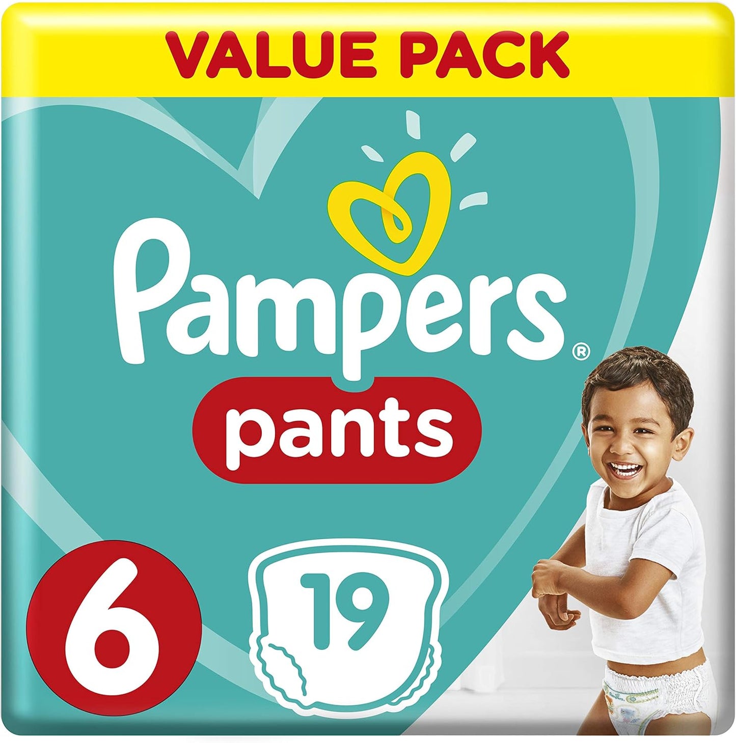 Pampers Pants Diapers, Size 6, Extra Large, 16+ Kg, 19 Count
