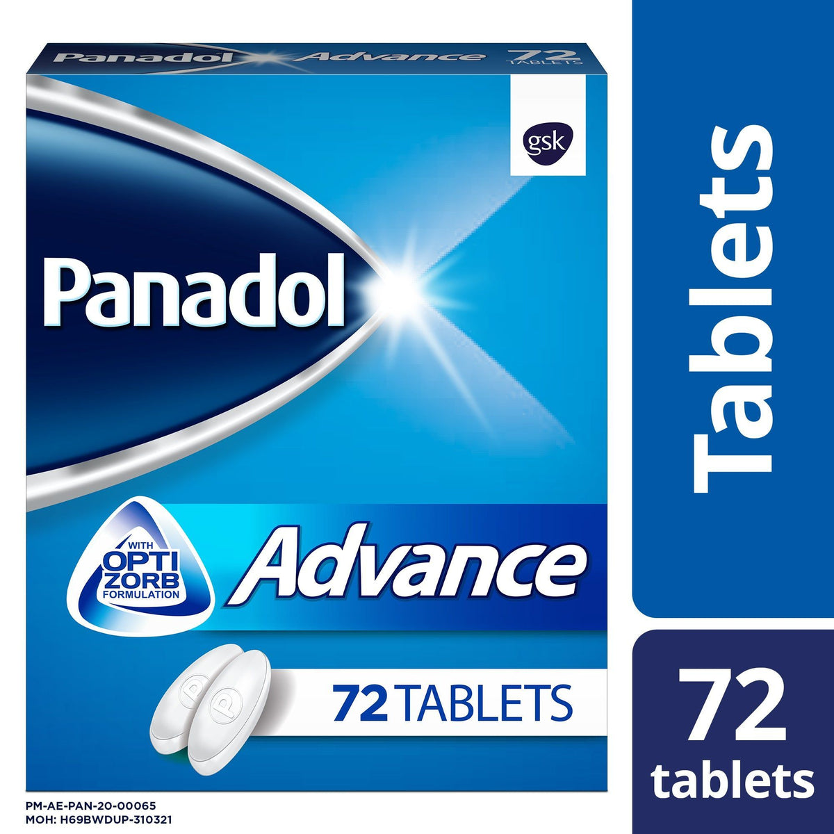 Panadol Advance Tablets, 72 Tablets - Makkah Pharmacy