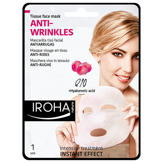 Iroha Nature Tissue Face Mask Anti Wrinkles 23 ml - Makkah Pharmacy