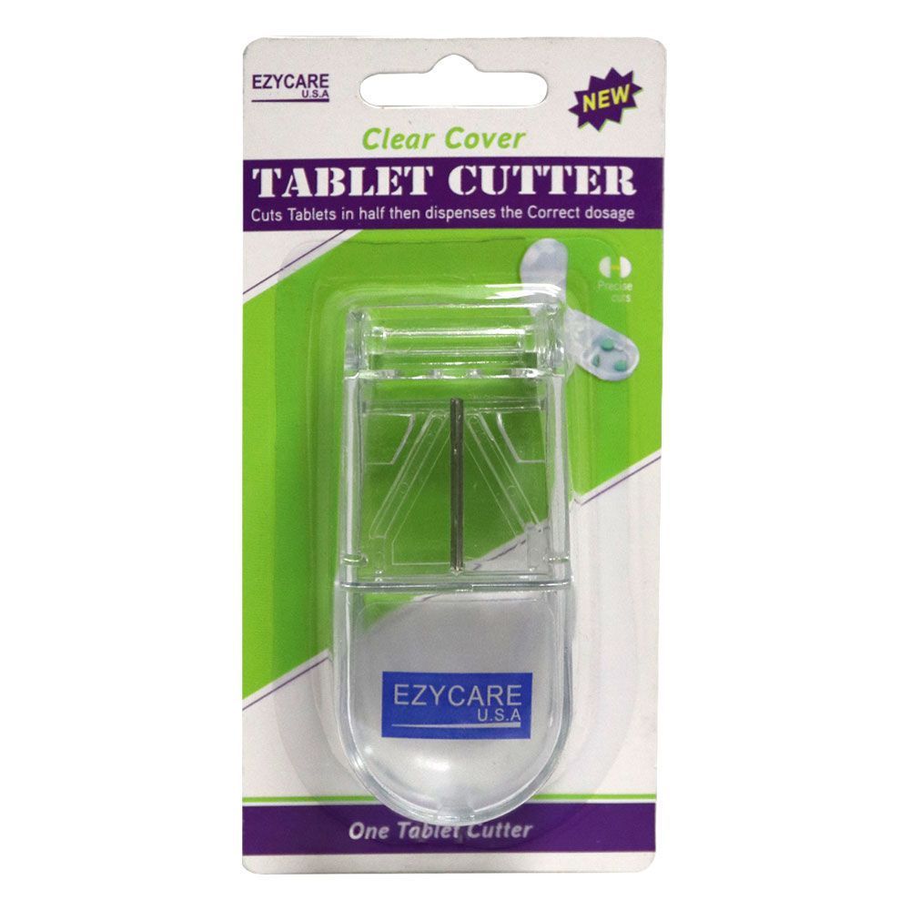 Ezycare Plus Blue Adjustable Tablet Cutter, 1 Piece - Makkah Pharmacy