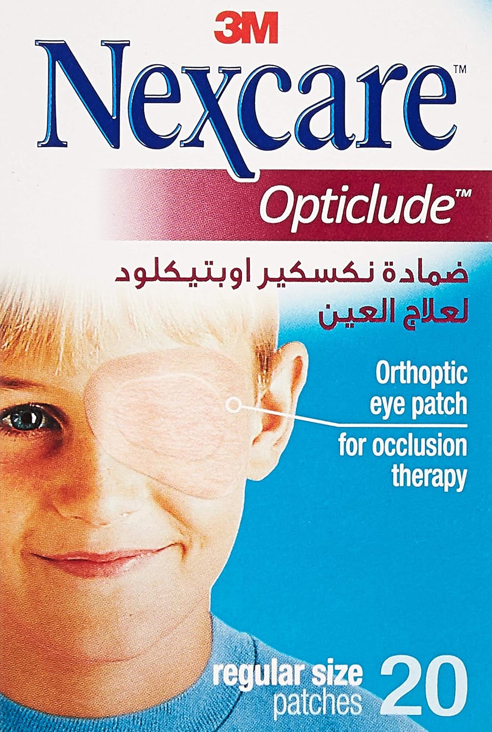 3M Nexcare 1539 Opticlude Orthoptic Eye Patch, Regular, 20S