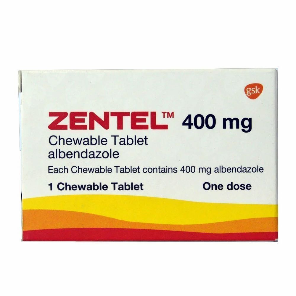 Zentel 400 mg 1 Tablet