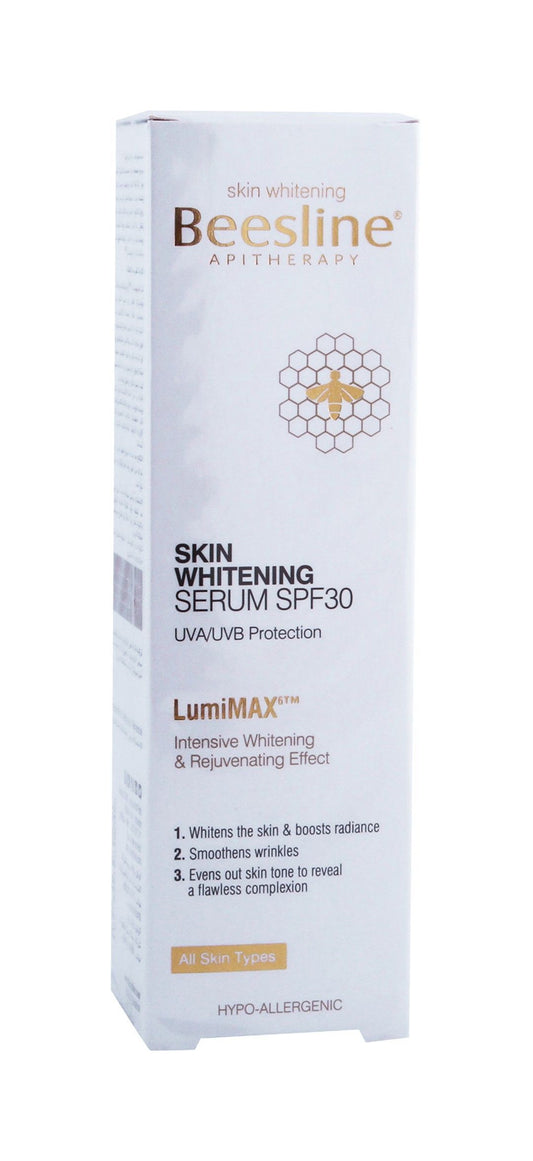 Beesline Hypoallergenic SPF30 Skin Whitening Serum, 30ml - Makkah Pharmacy