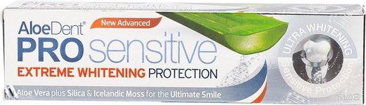 Aloedent Pro Sensitive Extreme Whitening Protection Toothpaste 75 ML - Makkah Pharmacy