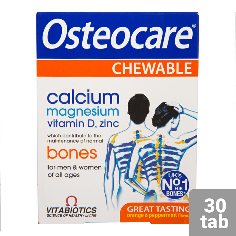 Vitabiotics Osteocare Chewable Tablets 30'S