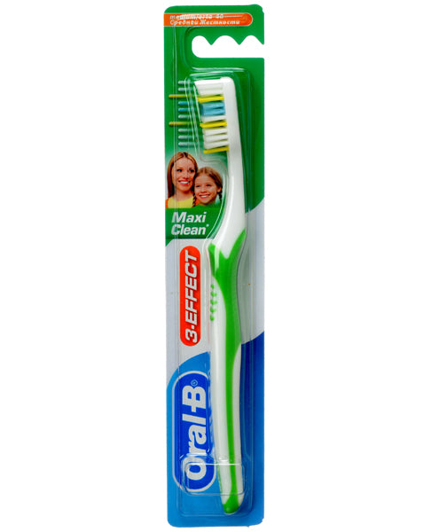 Oral-B 3 Effect Green Medium Toothbrush, 1 Piece