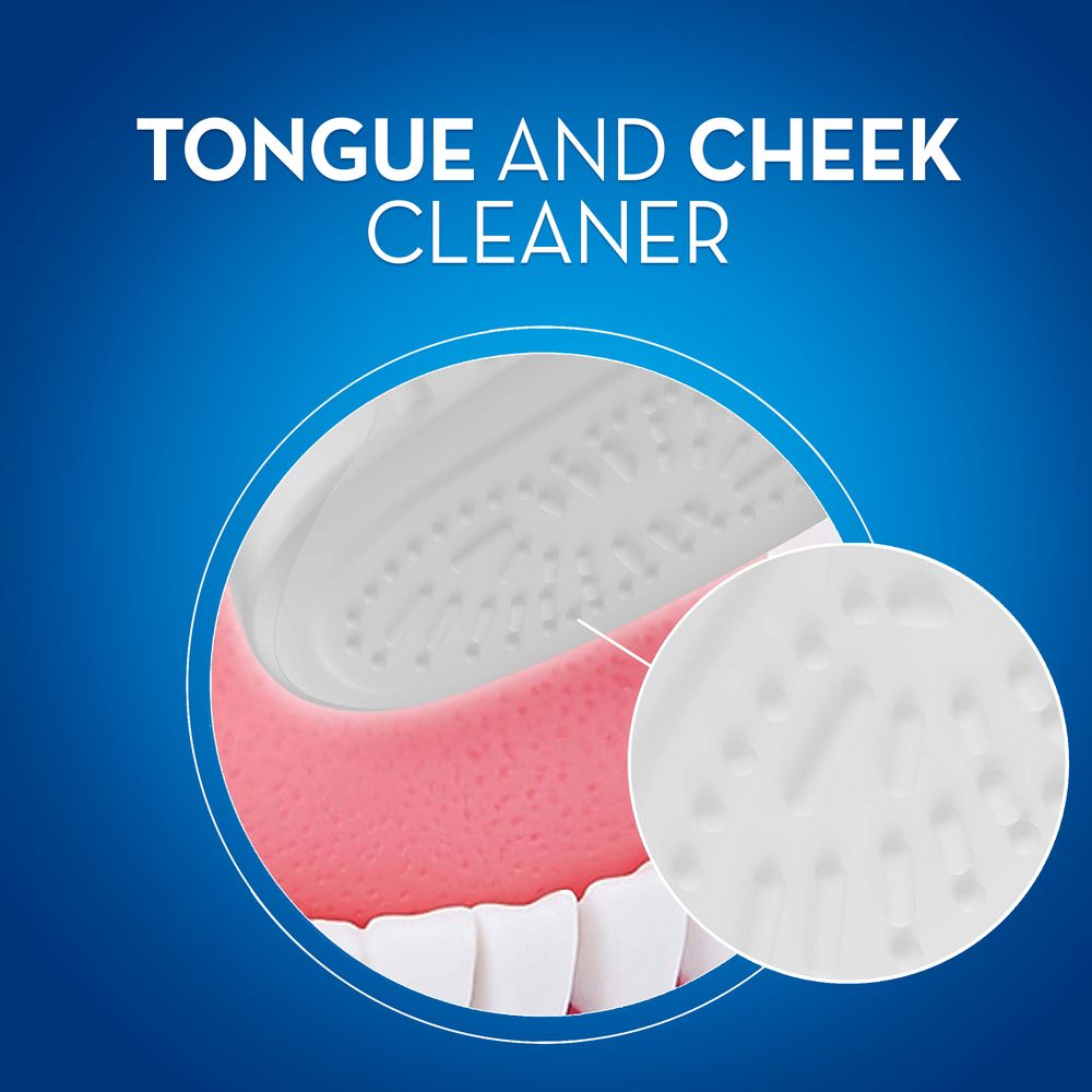 Oral-B Complete 5 Way Clean Blue & White Medium Toothbrushes, 2 Pieces - Makkah Pharmacy