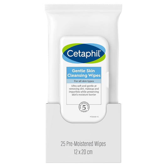 Cetaphil Gentle Skin Cleanser Cloths 25 pcs - Makkah Pharmacy