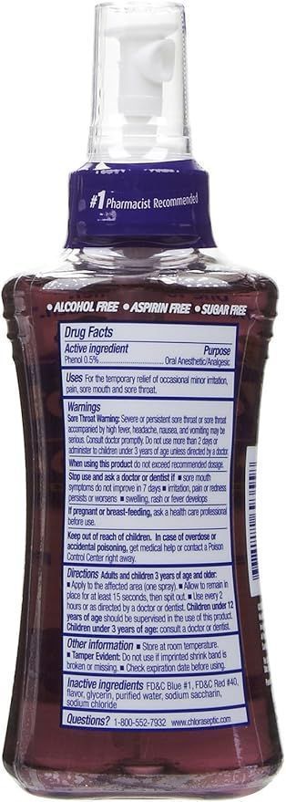 Chloraseptic Sore Throat Grape Spray 177 ML - Makkah Pharmacy