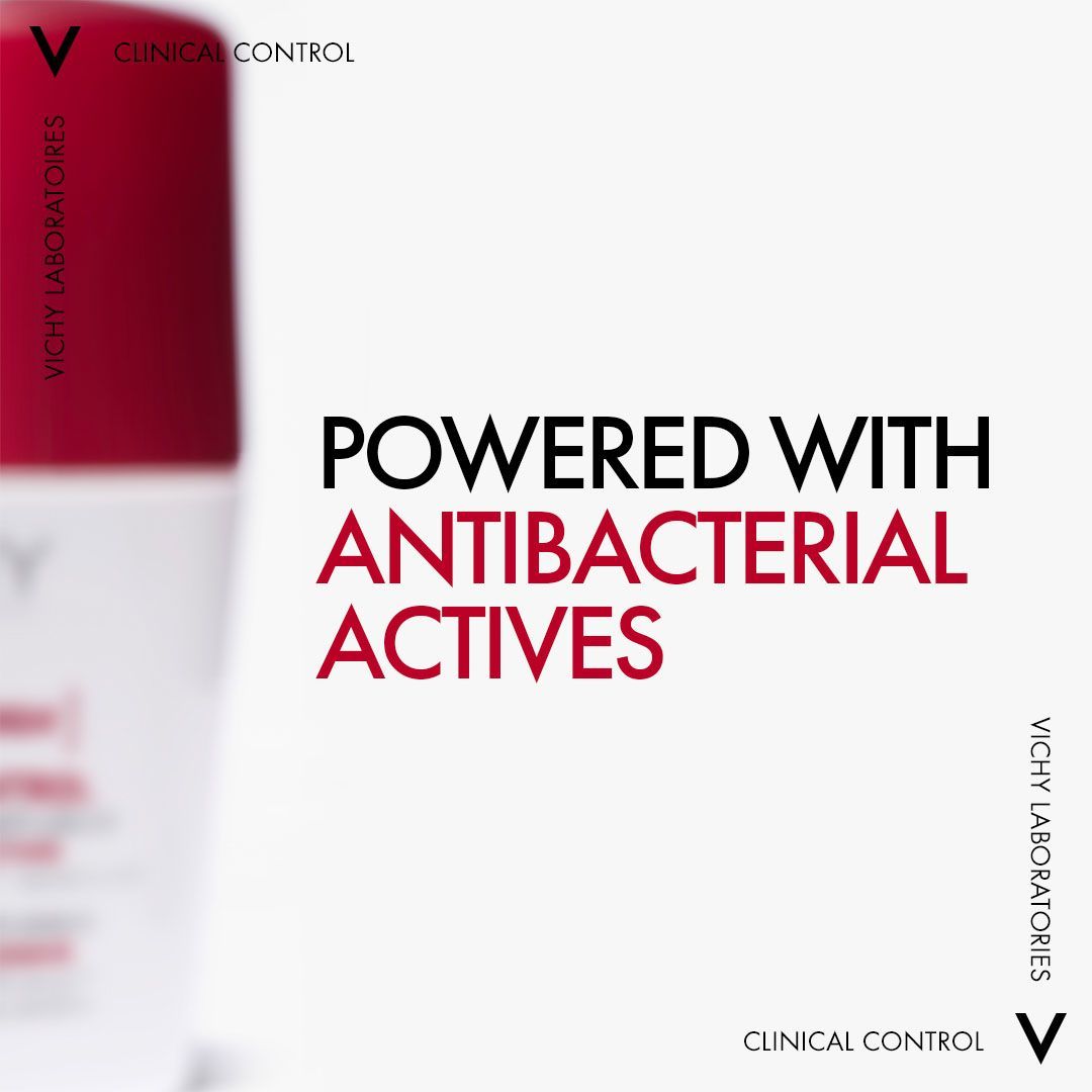 Vichy 96 Hour Clinical Control Deodorant for Women, 50ml - Makkah Pharmacy