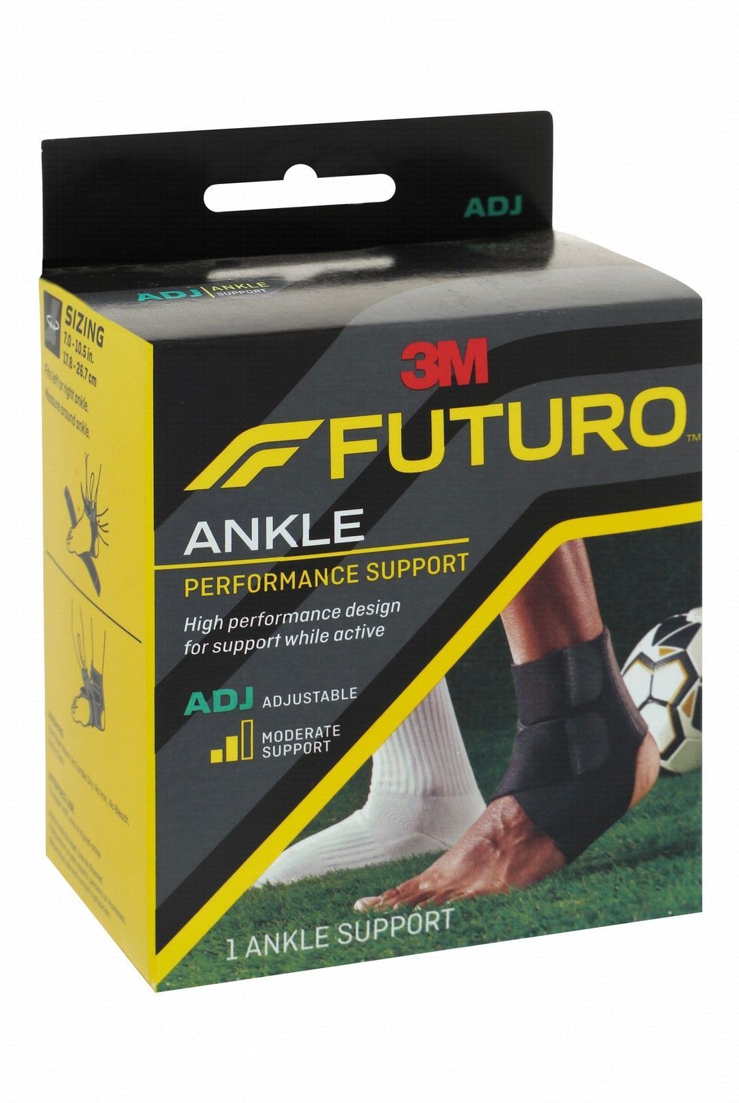 Futuro Performance Universal Size Ankle Support (17.8-26.7cm), 1 Piece