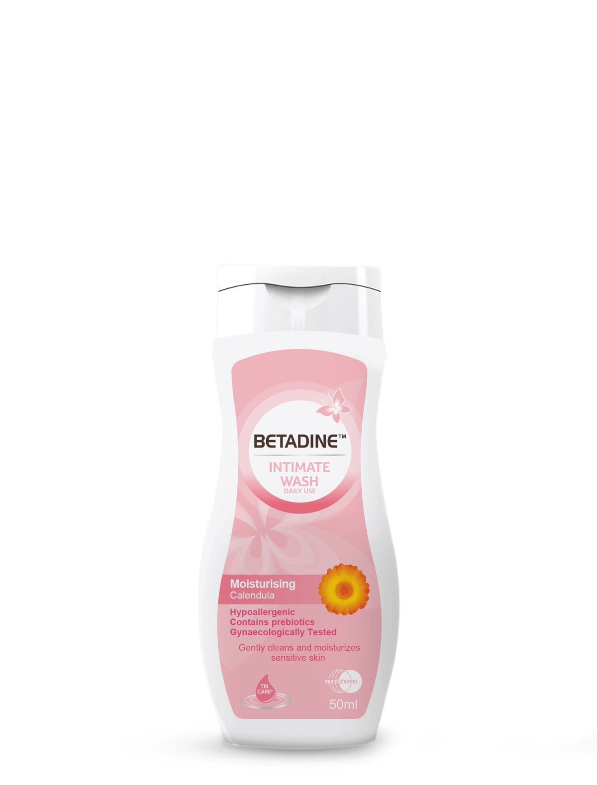Betadine Moisturizing Liquid Intimate Wash with Calendula Extract, 50ml - Makkah Pharmacy