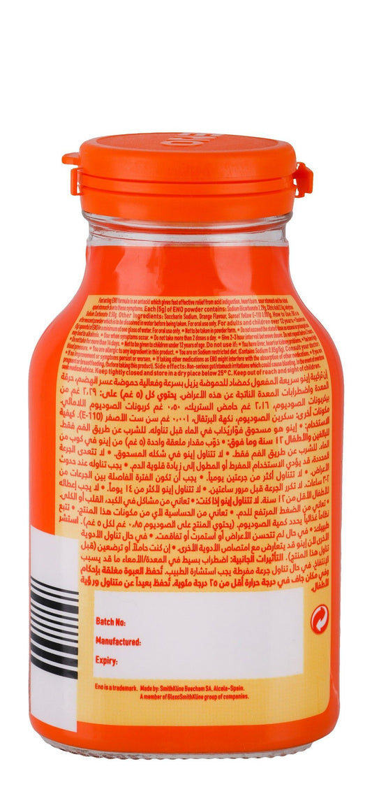 Eno Fruit Salt Orange Flavor, 150g - Makkah Pharmacy