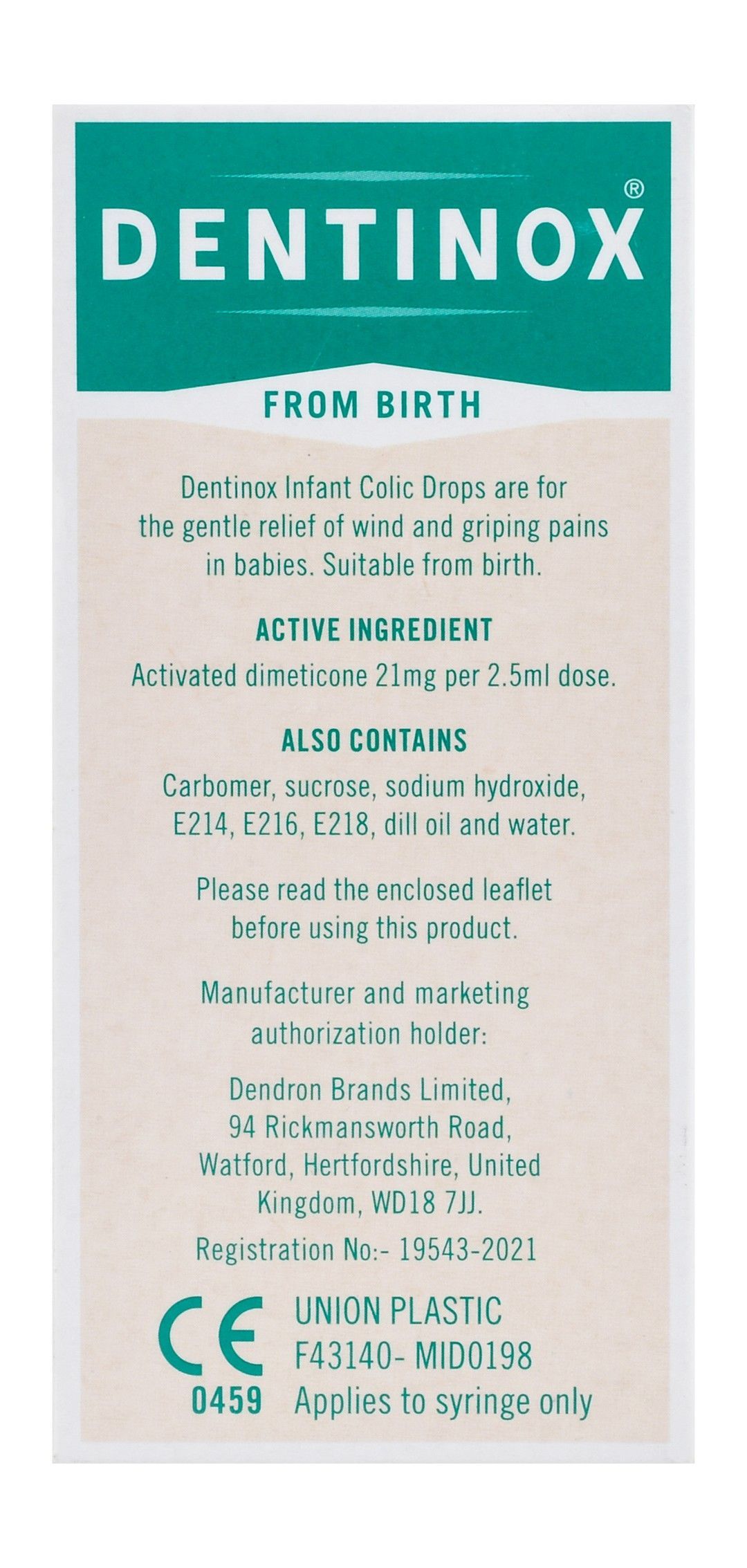 Dentinox Infant Colic Drops, 100ml - Makkah Pharmacy