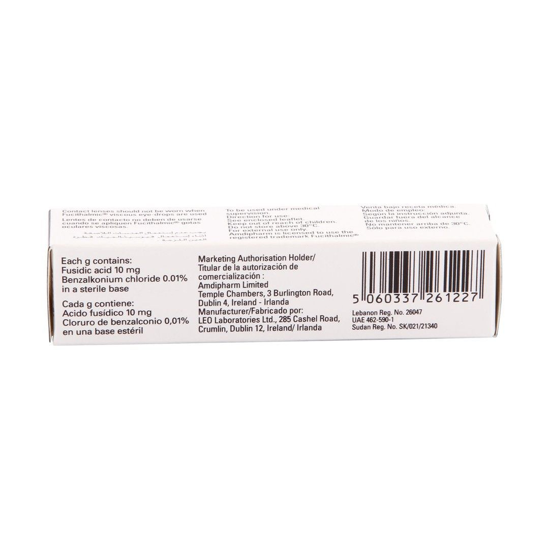 Fucithalmic Sterile 10mg/g Fusidic Acid Eye Drops, 5g