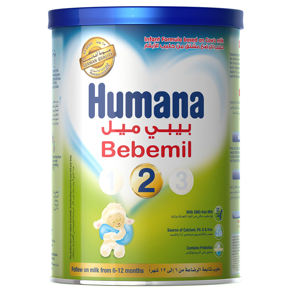Humana Stage 2 Follow-On go Free Milk Formula, 400G