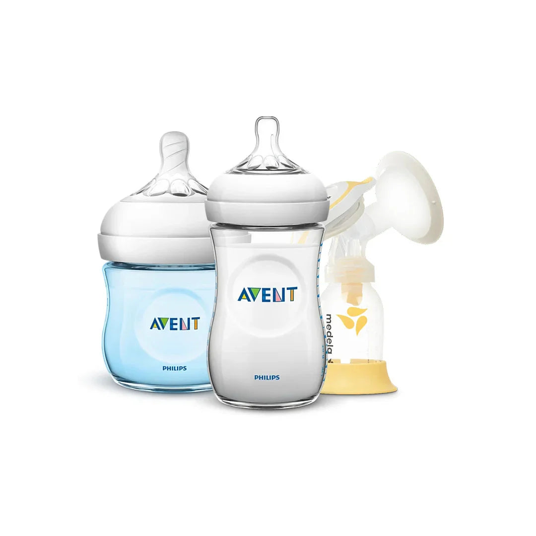 Mother & Baby Products in UAE - Philips AVENT bottles and breast pump for newborn care at Makkah Pharmacy.