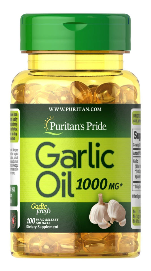 Puritan'S Pride Garlic Oil 1000 Mg 100'S
