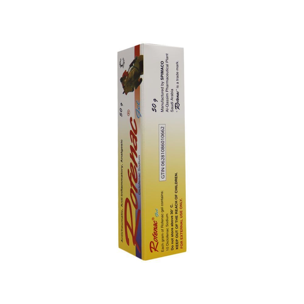 Rofenac Antirheumatic, Anti-Inflammatory & Analgesic Gel, 50g