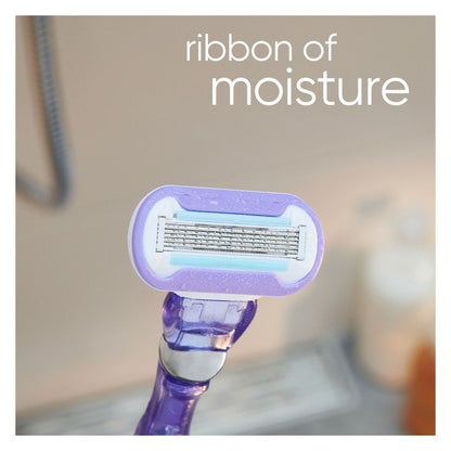 Gillette Venus Deluxe Smooth Swirl 5-Blade Razor with 2 Refills, 1 Pack - Makkah Pharmacy